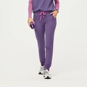 Figs petite small Zamora joggers amethyst color!